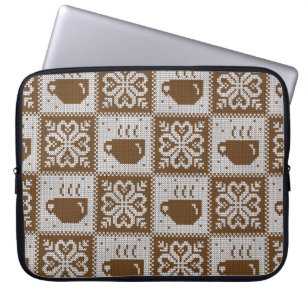 Vintage, nahtlose Ziermuster Laptopschutzhülle
