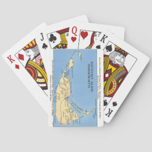 Vintage-Nantucket-Karten Spielkarten