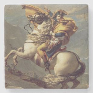 Vintage Napoleon überquert die Alpen Steinuntersetzer