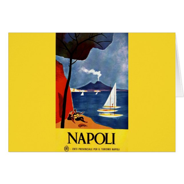 Vintage Napoli Voyage Amour Romance (Devant horizontal)