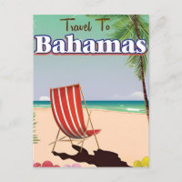Vintage nassau Bahamas, karibischer Urlaub