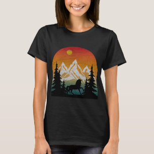 Vintage-Natur-Einhorn T-Shirt