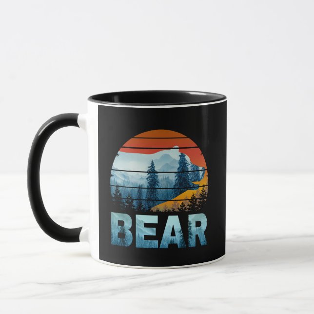 VINTAGE NATUR WILDWALDWÄLDER TASSE (Links)