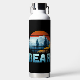 VINTAGE NATUR WILDWALDWÄLDER TRINKFLASCHE