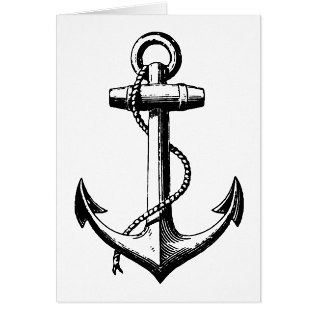 Vintage Nautical Anchor Illustration (Vorne)