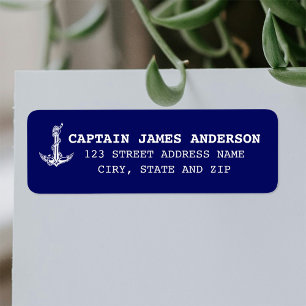 Vintage Nautical Anchor Rope Boat Name