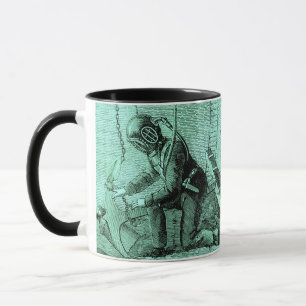 Vintage Nautik - Tiefseetaucher Tasse