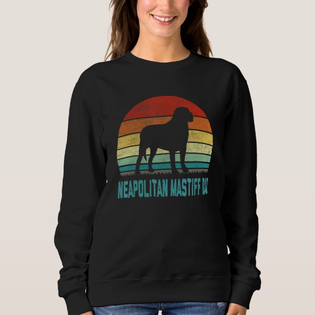 Vintage Neapolitan Mastiff Dad  Dog Sweatshirt (Vorderseite)