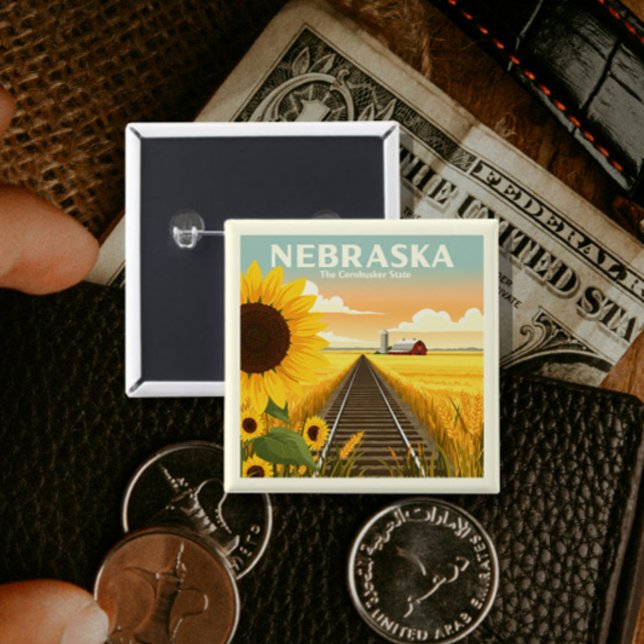 Vintage Nebraska Button (Von Creator hochgeladen)