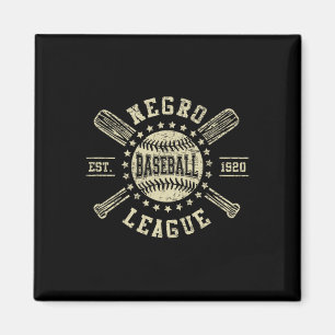 Vintage Negro League Baseball Schwarzmonat  Magnet