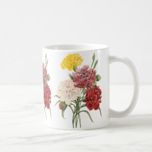 Vintage Nelken Dianthus Garden Blume Redoute Kaffeetasse