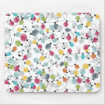 Vintage Neon Penguin Christmas Balloons Mousepad<br><div class="desc">A cute vintage Christmas animal style fill the air with colorful lights.</div>