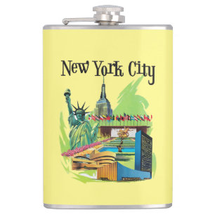 Vintage New York City Statue of Liberty Flachmann