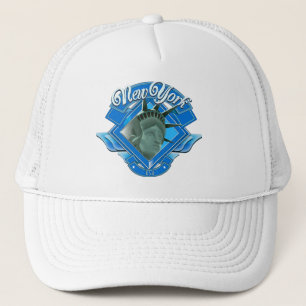 Vintage New York Liberty-Logo Truckerkappe
