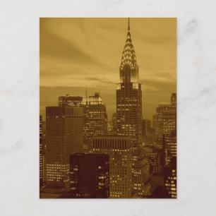 Vintage New York Manhattan Postkarte