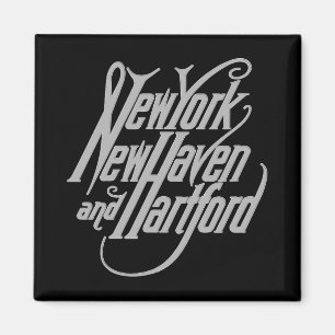 Vintage New York, New Haven And Hartford Railroad Magnet