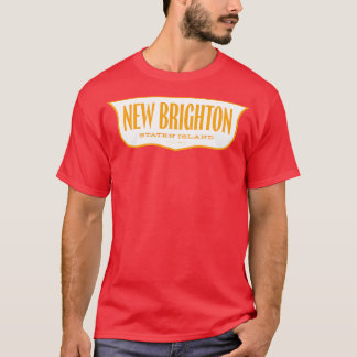 Vintage New York Shield New Brighton Staten Island T-Shirt