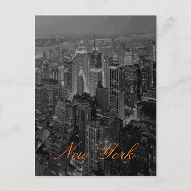 Vintage New Yorker Reisefotografie Postkarte (Vorderseite)