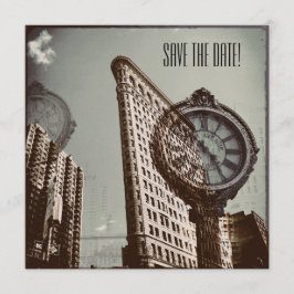 Vintage New Yorker Straße Save The Date