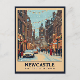 Vintage Newcastle Postkarte