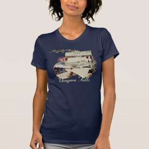 Vintage Niagara Fälle Sommer Damen Shirt