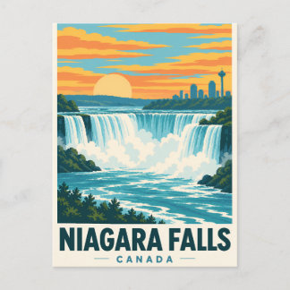 Vintage Niagara Falls Kanada Postkarte