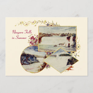 Vintage Niagara Falls Summer Party Einladung
