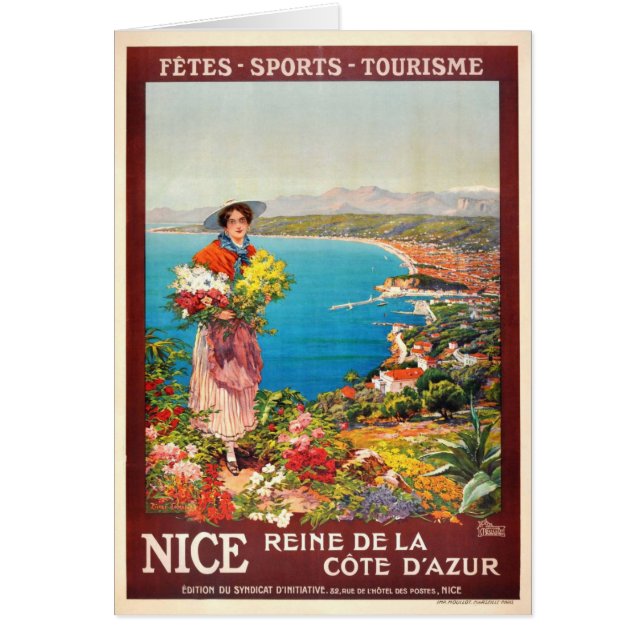 Vintage Nice Reine Côte d'Azur (Devant)