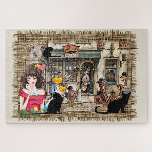 Vintage niederländische Künstler & moderne Grafik (Horizontal)