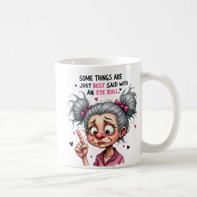 Vintage Niedliche GrandMother Kaffeetasse (Rechts)