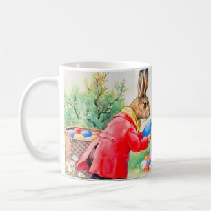 Vintage Niedliche Ostereier Kaffeetasse