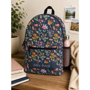 Vintage niedliche Peelings Bedruckter Rucksack