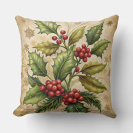 Vintage Noël Coussin - Retro Holiday Design