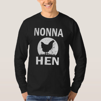 Vintage-Nonna-Hühner-Familie-Passendes-Hühnerliebh T-Shirt