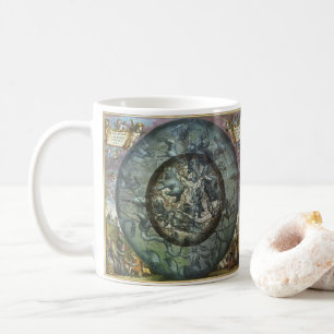 Vintage Nördliche Konstellation Himmels Astronomie Kaffeetasse