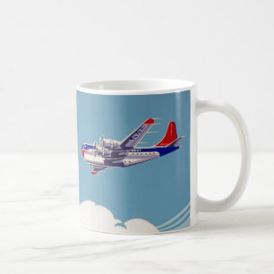 Vintage Northwest Airlines Werbeplakat Kaffeetasse