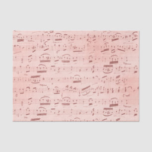 Vintage Noten Seidenpapier