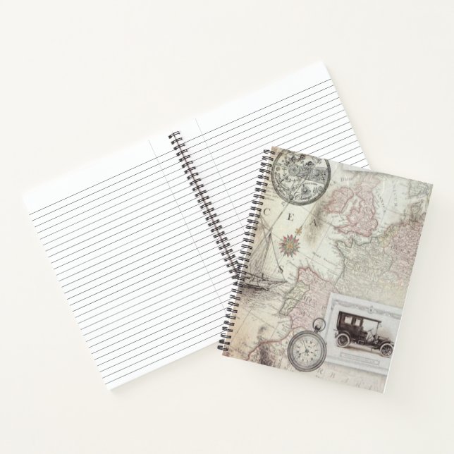 Vintage Notizbuch (Innenseite)