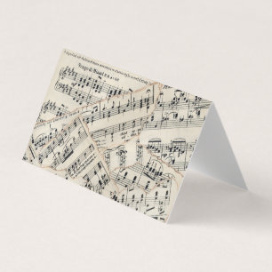Vintage Notizbuch-Sammelkarte