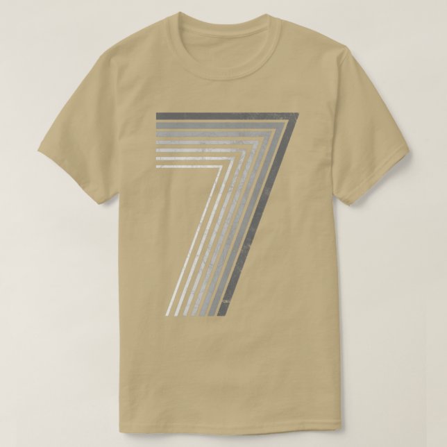 Vintage Nummer T-Shirt (Design vorne)