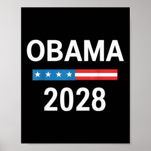 Vintage Obama 2028 Lustige Politische Patriotische Poster