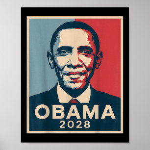 Vintage Obama 2028 Lustige Politische Patriotische Poster