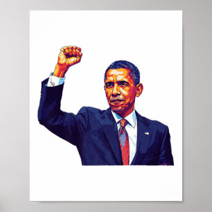 Vintage Obama 2028 Politische Protestkundgebung Pa Poster