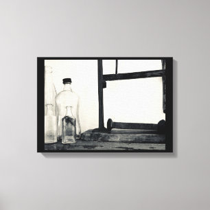 Vintage Objekte Industrielle Leinwand Kunst