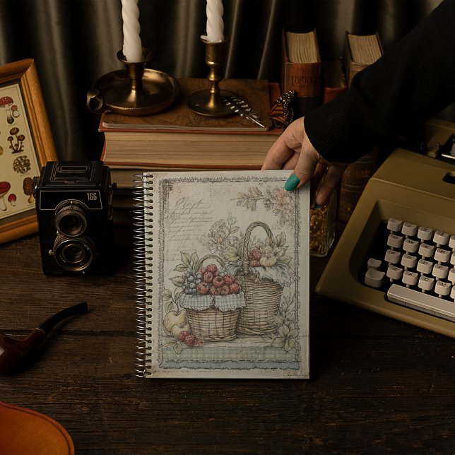 Vintage Obstkörbe Notizblock (Von Creator hochgeladen)