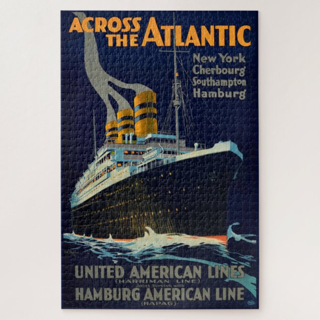 VINTAGE OCEAN LINER REISE (Vertikal)