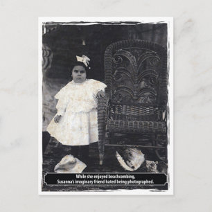 Vintage Odd Susannas eingebildeter Freund Postkarte