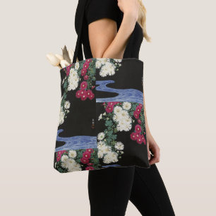 Vintage Ohara Koson Chrysanthemen Kunst Tasche