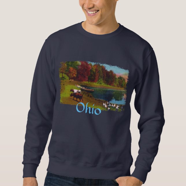 Vintage Ohio Farm Shirt der Männer (Vorderseite)