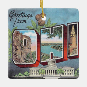 Vintage Ohio Keramikornament